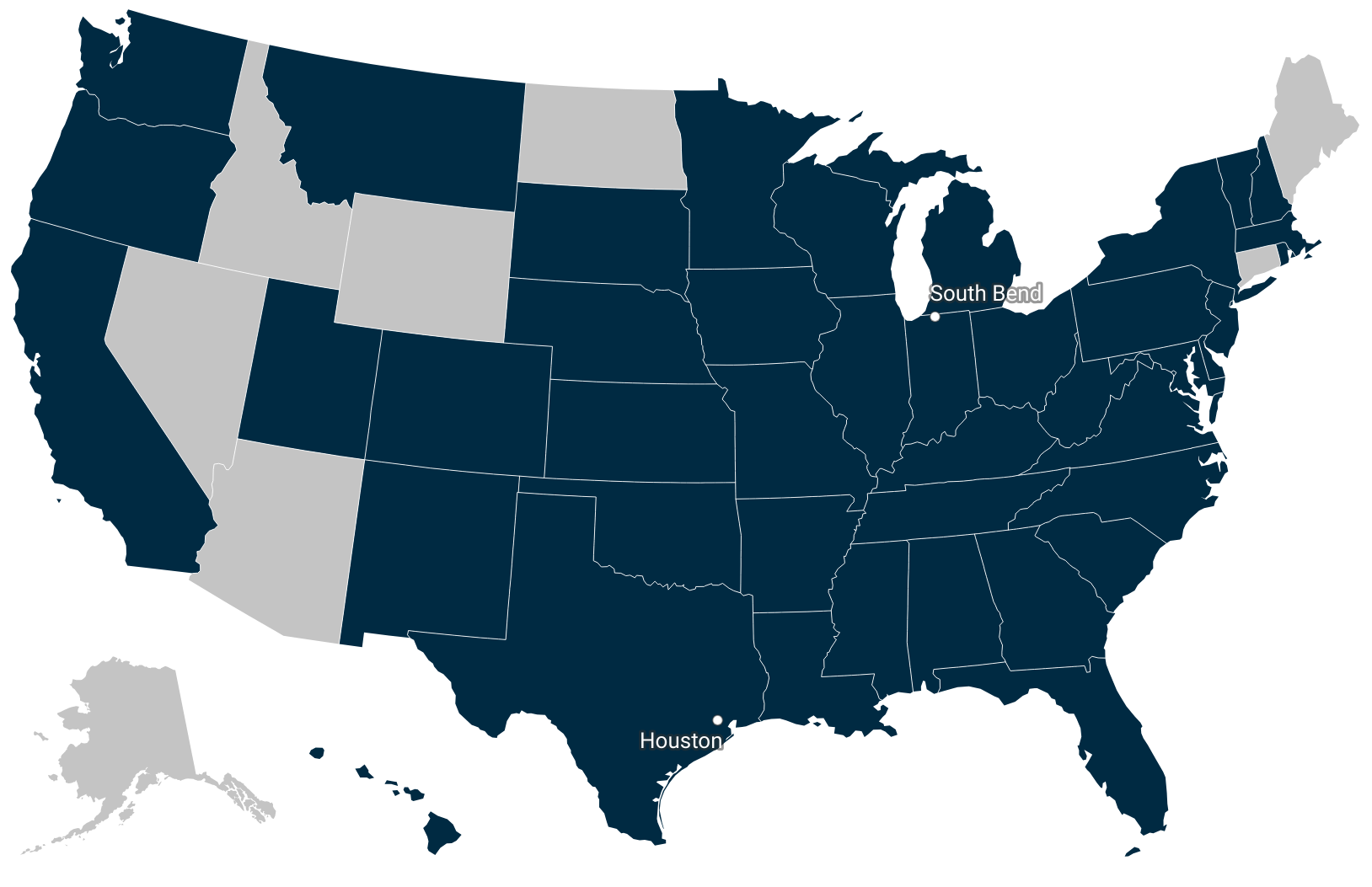 Dry Ice Blasting Projects by State